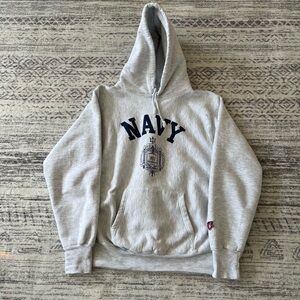 MV Sport Gray Navy Hoodie. (BOGOitem for free with purchase!!!!! plus free gift